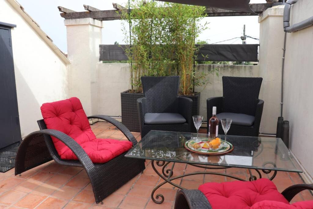Апартаменты Superbe Maison Avec Toiture Terrasse A 5Min Mer Канны Экстерьер фото